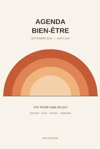 Couverture de l'Agenda bien-être 2026-2027