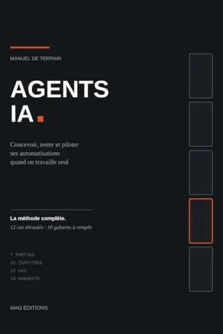 Couverture du livre Agents IA, le manuel de terrain