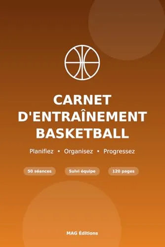 Couverture du carnet de bord Mon carnet Basketball
