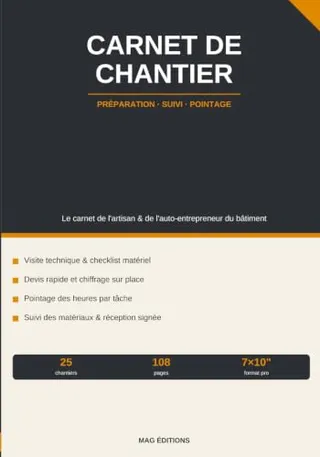 Couverture du Carnet de Chantier