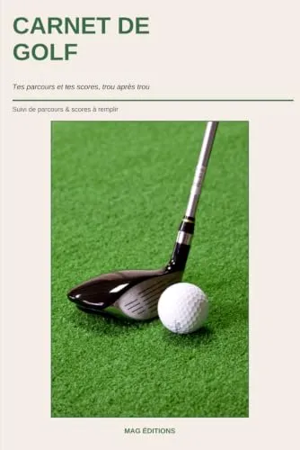Couverture du carnet de Golf