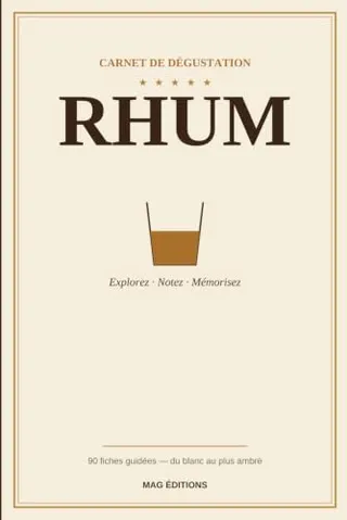 Couverture du Carnet de Dégustation Rhum