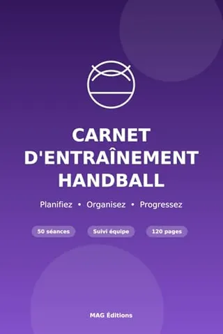 Couverture du carnet de bord Mon carnet Handball