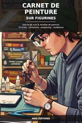 Couverture du carnet de peinture sur figurines