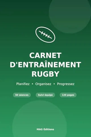 Couverture du carnet de bord Mon carnet Rugby