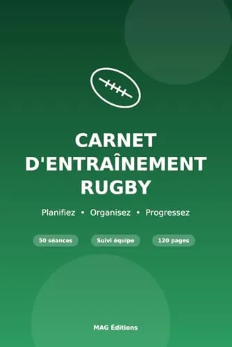 Couverture du carnet de bord Mon carnet Rugby