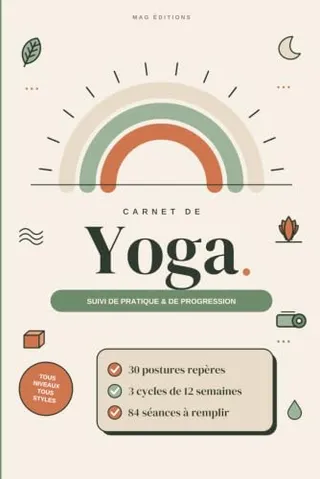 Couverture du carnet de yoga