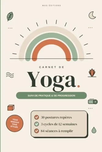 Couverture du carnet de yoga