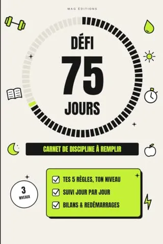 Couverture du carnet Défi 75 jours
